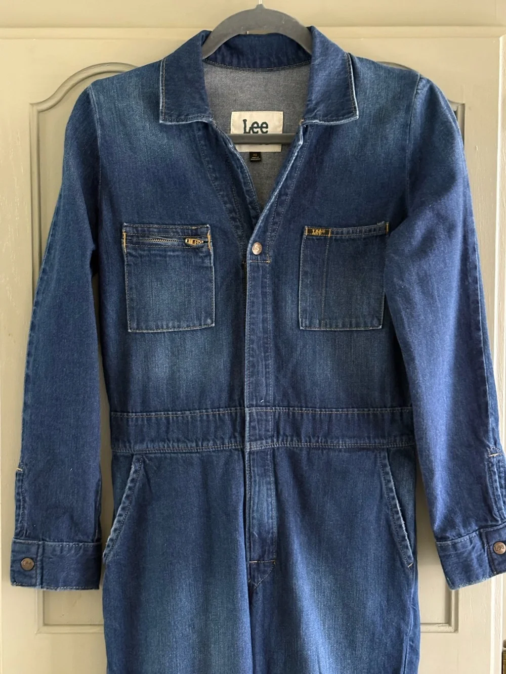 FREE PEOPLE x LEE Union‎ Alls / Coveralls | Pacific Blue |Style # 3534380 | XS
